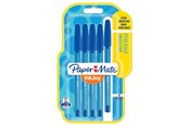 Schrijf- en tekengerei - Paper Mate InkJoy 100ST Ballpoint Pens | Fine Point (0.7mm) | Blue | 5 Count - 1956727