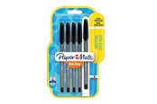 Schrijf- en tekengerei - Paper Mate InkJoy 100 Capped 5-Blister F Zwart - 1956729