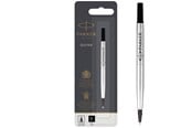 Schrijf- en tekengerei - Parker Rollerball Pen Ink Refill | Fine | Black QUINK Ink | 1 Count - S0881190