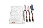 Schrijf- en tekengerei - Rotring isograph College Set - 3-set 0.2 / 0.3 / 0.5 - S0699370
