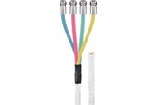 Antennekabel / connector - Pro 80 dB Quattro coax-antennekabelset 2x afgeschermd - 4040849673306