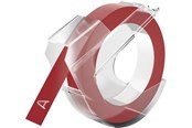 Papier, fotopapier en etiketten - DYMO Embossing Tape Self-Adhesive 9 mm x 3 m - Wit on Rood - 520102