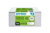 Papier, fotopapier en etiketten - DYMO Authentieke LW Grote Adreslabels 36mm x 89mm 12 Rollen van 130 Easy-Peel labels (1.560 stuks) Zelfklevend voor LabelWriter Label Makers - 2093093