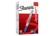 Schrijf- en tekengerei - Sharpie Permanent Markers | Fine Point | Blue | 12 Count - S0810950