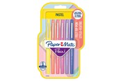 Schrijf- en tekengerei - Paper Mate Flair Pastel 6-Blister Assorted kleuren - 2137276