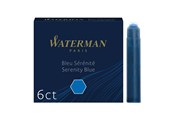 Schrijf- en tekengerei - Waterman Inkt Cartridge International Serenity Blauw (former: FloridaBlue) (6) - S0110950