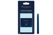 Schrijf- en tekengerei - Waterman Inkt Cartridge Standaard Serenity Blauw (former: FloridaBlue) 8-Blister - S0713021
