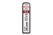 Schrijf- en tekengerei - Rotring Leads box of 12 0.5 2B - S0312630