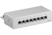 Netwerk - kabel - Pro CAT 6a Mini/Desktop Patch Panel 8 Port Grijs - ST - Grijs - 4040849620638