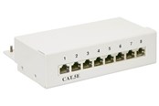 Systeemaccessoires  - Pro CAT 6 Mini/Desktop Patch Panel 8 Port Wit - ST - 4040849620690
