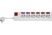 Voedingskabel (extern) - Pro AC power strip with surge protection and switch 1.5 m - 4040849725685
