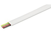 Netwerk - kabel - Pro Telefoon platte kabels 4-kern 100 m haspel AWG 28. - Wit - 100m - 4040849933059