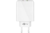 Mobiel - Adapters & Opladers - Pro Dual USB quick charger QC3.0 28W Wit - 4040849449574
