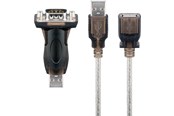 Beelscherm- en tv-kabel - Pro USB Serial RS232 converter mini Transparent - 4040849931284