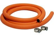 Grill & Accessoires - cozze ® hose for regulator 2.0 m & 2 x clamps for hose connection - 90147