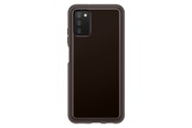 Mobiel - Covers & Cases - Samsung Galaxy A03s Soft Transparant Cover - Zwart - EF-QA038TBEGEU