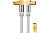 Antennekabel / connector - Pro TV antenna cable (135 dB) 4x shielded 5 m - 4040849704222