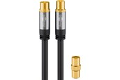 Antennekabel / connector - Pro TV antenna cable (135 dB) 4x shielded 5 m - 4040849703843
