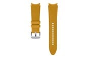 Mobiel - Overige accessoires - Samsung Horlogeband Hybrid Leather Band 20mm M/L - Mustard - ET-SHR89LYEGEU