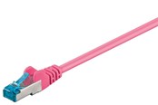 Netwerk - kabel - Pro LAN CAT 6A S/FTP - Roze - 0.25m - 4040849941436