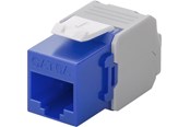 Accessoires - Pro Keystone module RJ45 CAT 6A UTP Blauw - 4040849906886