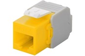 Accessoires - Pro Keystone module RJ45 CAT 6A UTP Geel - 4040849906916