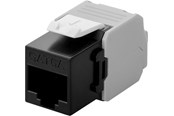 Accessoires - Pro Keystone module RJ45 CAT 6A UTP Zwart - 4040849906923