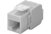 Accessoires - Pro Keystone module RJ45 CAT 6A UTP light gray - 4040849906930