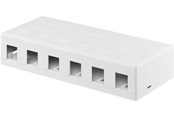 Accessoires - Pro Keystone lege behuizing 6 poorten - 4040849793790