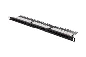Accessoires - Deltaco UTP Patchpanel 24xRJ45 Cat6 Krone-termin - FA-2380K-248-C6-0,5U