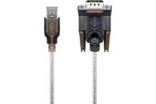 Beelscherm- en tv-kabel - Pro USB Serial RS 232 converter Transparent - 4040849954351