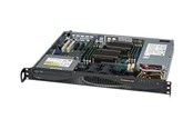 Case - Supermicro SC512 F-350B1 - Case - Server (Rack) - Zwart - CSE-512F-350B1