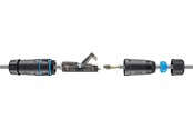 Netwerk - kabel - Pro Outdoor (IP68) LAN cable Connector CAT 6A UTP unshielded - Zwart - 4040849444166