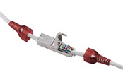 Netwerk - kabel - Pro Toolless cable Connector CAT 6 STP shielded - Rood - 4040849795770