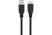 USB-kabel - Pro USB 3.0 SuperSpeed cable Zwart - 4040849660269