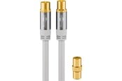 Antennekabel / connector - Pro TV-antennekabel (135 dB) 4x afgeschermd 1 m - 4040849703133