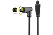 Audiokabel - Pro Gebogen Toslink-kabel en draaibaar - 4040849415944
