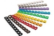 Kabelgoot, Kabelhoes & Kabelbinders - Pro Cable marker Clips ‘Digits 0–9’ for cable diameterup Aan 6 mm - 4040849725159