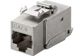 Netwerk - kabel - Pro Keystone module RJ45 CAT 6 STP 250 MHz - Zilver - 4040849908637