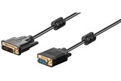 Beelscherm- en tv-kabel - Pro DVI-I/VGA Full HD cable gold-plated - 4040849932601