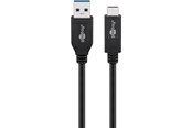 USB-kabel - Pro USB-A <-> USB-C - 1m - USB 3.2 Gen 2 - Zwart - PUSB3.2G2-AC-BLK-1M