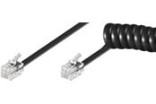 Telefoonkabel - Pro Telefoon handset spiral cable CCA (copper-clad aluminium) - 4040849680038
