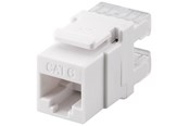 Netwerk - kabel - Pro Keystone module RJ45 CAT 6 UTP 250 MHz - Wit - 4040849957406