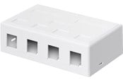 Accessoires - Pro Keystone empty housing 4 port - 4040849793769