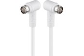 Antennekabel / connector - Pro Schuin geplaatste SAT-antennekabel (80 dB) 2x afgeschermd 3,5 m - 4040849673436