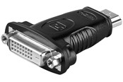 Beelscherm- en tv-kabel - Pro HDMI™/DVI-D AV / multimedia paneel nickel plated - 4040849680984