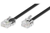 Netwerk - kabel - Pro Modular Telefoonkabel - Zwart - 6m - 4040849685774