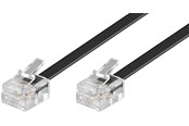 Netwerk - kabel - Pro Modular Telefoonkabel - Zwart - 6m - 4040849503184