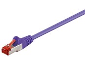 Netwerk - kabel - Pro CAT 6 patch cable S/FTP (PiMF) Violet - Paars - 1m - 4040849955860