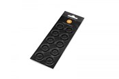 Doe-het-zelf waterkoeling - EK Water Blocks EK-Quantum Torque Kleur Ring 10-Pack STC 12/16 - Zwart - 3831109816639